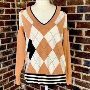 Central Park West Argyle Sweater